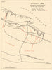 Capture of Tobruk 21 January 1941 6th Australian Division. Sketch map 1954