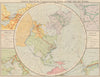 Sea & rail routes between Asia & Europe. Trans-Siberian railway 1913 old map