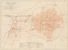 'Feng-tien (Mukden)'. Shenyang antique town city plan. Liaoning, China 1913 map