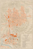 'Keijo'. Seoul antique town city plan. South Korea 1913 old map chart