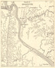 Shwegyin 1942. Japanese conquest of Burma. World War 2 1961 old vintage map