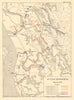 Htizwe Bridgehead March 1943. Japanese conquest of Burma. World War 2 1961 map