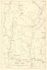 Tedim/Tiddim-Tamu 1943. Japanese conquest of Burma. World War 2 1961 old map