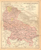 'The United Provinces'. British India. Uttar Pradesh & Uttarakhand 1909 map