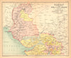 Bombay, Sind & Baroda. British India/Pakistan provinces. Gujarat Sindh 1909 map