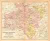 'Central Provinces & Berar'. British India. MP Chhattisgarh Maharashtra 1909 map