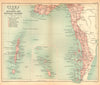 British Burma South. Andaman & Nicobar Islands. Myanmar. Mergui 1909 old map
