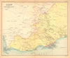 British Aden. Southern Yemen. Lahij Abyan 1909 old antique map plan chart