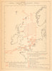 UK Coastal Command Anti-Invasion Patrols 16 July 1940. Sealion WW2 1957 map