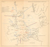UK Home Defence organisation Summer 1940. Battle of Britain. Sealion 1957 map