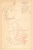 Disposition of British Fighter Forces 9 July 1940 Battle of Britain WW2 1957 map