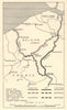 Fall of France 1940. Escaut, Frontier, Lys & Yser Lines. World War 2 1953 map