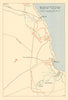 2nd South Africa Division Dec 1941-Jan 1942. Bardia Sallum Egypt. WW2 1960 map