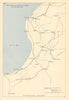 Axis advance to Benghazi 21-28 January 1942. Libya. Desert War. WW2 1960 map