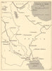 Persia and Iraq 1942. World War 2 Middle East Theatre. Iran 1960 old map