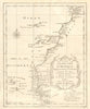 'Côte Occidentale d’Afrique…' NW Africa Madeira Canaries Senegal BELLIN 1746 map
