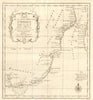 'Coste Orientale d’Afrique…' South Africa. Mozambique channel. BELLIN 1746 map