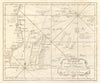'Côte de Zanguébar & Madagascar'. Mozambique Kenya Seychelles. BELLIN 1746 map