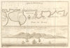 'Baye de Sierra Leona'. North shore of Freetown, Sierra Leone. BELLIN 1746 map