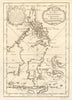 'Carte des Isles Philippines, Celebes & Moluques'. East Indies. BELLIN 1746 map