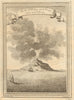 Cabo/Cape Verde islands. Pico de Fogo. 'St. Philipe ou de Fuego'. Volcano 1746