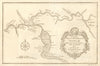 'Cours de la Riviere de Senegal' River. Morfil island Lac Guiers BELLIN 1746 map