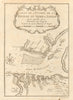 'Riviere de Sierra Leona…' Tagrin Bay & Freetown, Sierra Leone. BELLIN 1747 map