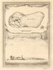 'Vue de I’Isle & du Fort de Bense'. Bunce Island, Sierra Leone. BELLIN 1747 map