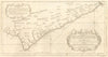 'Suite de la Coste de Guinée…' Ghana / Gold Coast. Volta delta. BELLIN 1747 map