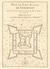 'Plan du Fort Anglois de Commendo'. Ft Komenda, Ghana Gold Coast BELLIN 1747 map