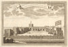 'Vue Est du Cap Corse'. Cape Coast Castle 1727 by Smith. Ghana. Gold Coast 1747
