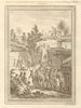 Houses of Benin. Beheading executions. Horseback riding sidesaddle 1747 print