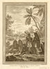 'Jagas avec leurs habits & leurs armes'. Congo. Jagas people with weapons 1747