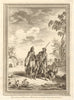 'Homme et Femme Hottentots'. Southern Africa. Khoikhoi man & woman 1748 print