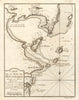 'La Baye de Mozambique' island. Mossuril Bay. Ilha de Moçambique BELLIN 1748 map
