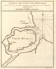 'Carte de I'Isle de Monbasa'. Mombasa Island, Kenya. BELLIN 1748 old map