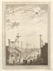 'Vue d’une rue de Nanking'. View of a Nanjing Street. China 1748 old print