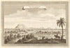 'Vue de Nanking tirée de Nieuhof'. View of the city of Nanjing, China 1748