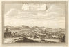 'Fu Cheu Fu, ou Hoksyeu; Capitale de Fo kyen'. View of Fuzhou, Fujian China 1748