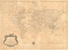 'Essay d'une Carte Réduite… Parties Connues du Globe Terrestre'. BELLIN 1748 map