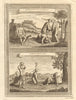 Chinese beggars. Skewered cheeks. Burning coals. Banging heads. China 1748