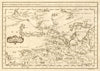 'L’Empire de Hya et partie de Tangut' Xi Xia China Mongolia Gobi BELLIN 1749 map
