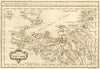 'Carte du Grand Thibet'. Tibet Qinghai Xinjiang, China. Ladakh. BELLIN 1749 map