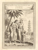 'Le Grand Lama consulté sur le sort d'un enfant'. Tibet Dalai Lama Buddhism 1749
