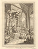 'Ceremonies de l’Hommage'. Paying homage to the Emperor of China 1749 print