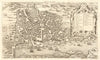 'Plan de Goa'. Plan of Old Goa or Velha Goa, Portuguese India. BELLIN 1750 map