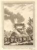 'Les Chingulais brûlent leurs morts'. Sri Lanka Ceylon. Cremating the dead 1750