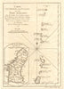 'Archipel de St. Lazare ou les isles Marianes'. Guam Saipan. BELLIN 1752 map