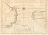 'Détroit de le Maire' Strait. Tierra del Fuego. Isla Estados. BELLIN 1753 map
