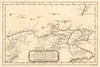 'Carte des Provinces de Caracas…' Aruba Bonaire Curacao Trinidad BELLIN 1754 map
